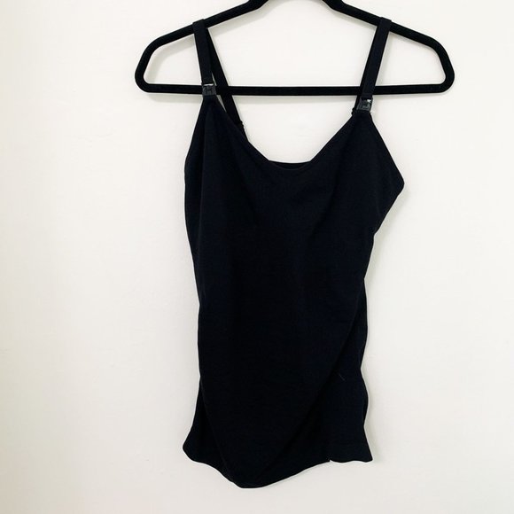 Exclusive of trims maternity nursing cami black large - Picture 1 of 5